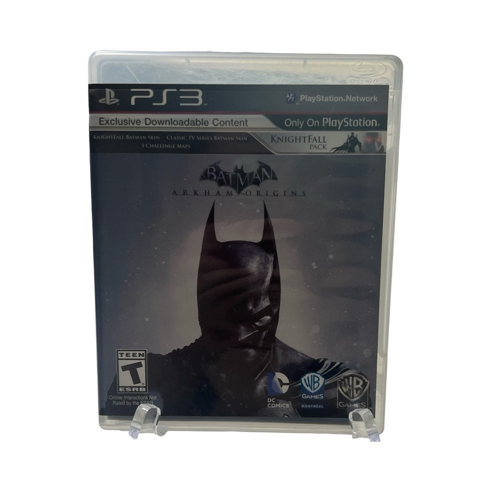 Batman Arkham Origins Sony PS3 PlayStation 3 Knightfall Pack DLC Action Game